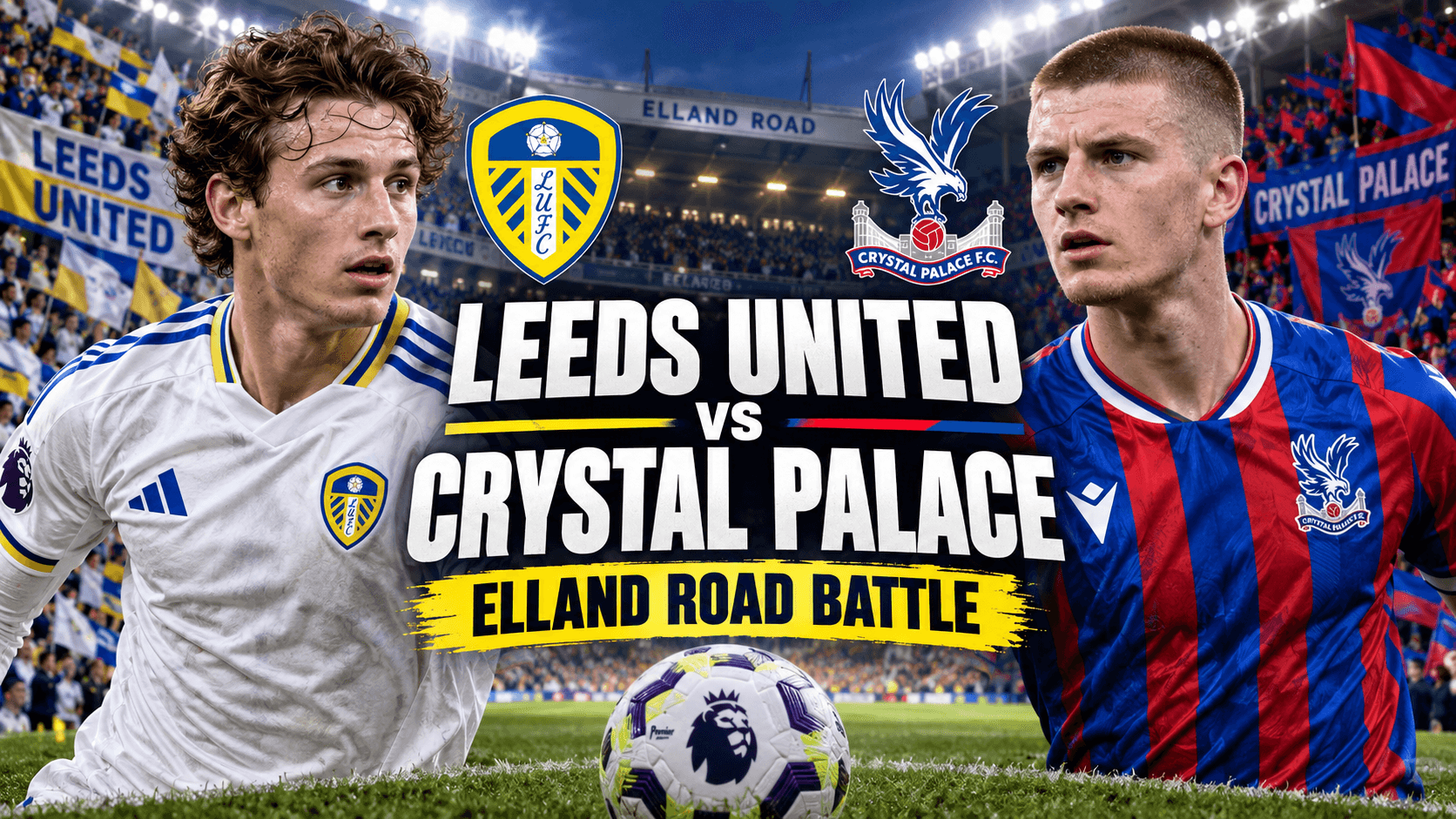 Leeds United vs Crystal Palace Live Coverage and Kick-Off Time on Totalsportek